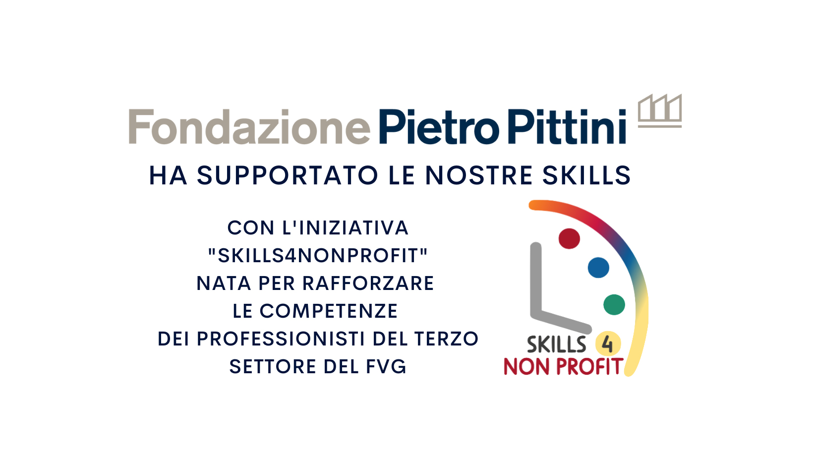 Grazie alla Fondazione Pittini